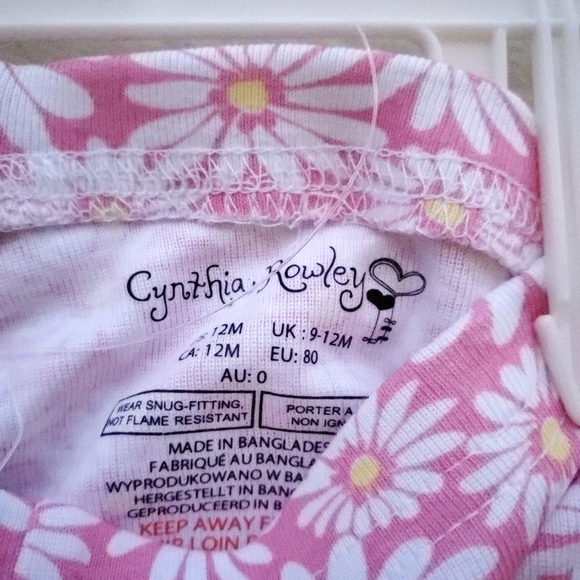 NWT Cynthia Rowley 2 Piece Top & Leggings Set Baby Girls 12 Months - Picture 5 of 5